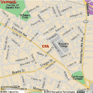 street map with CfA
