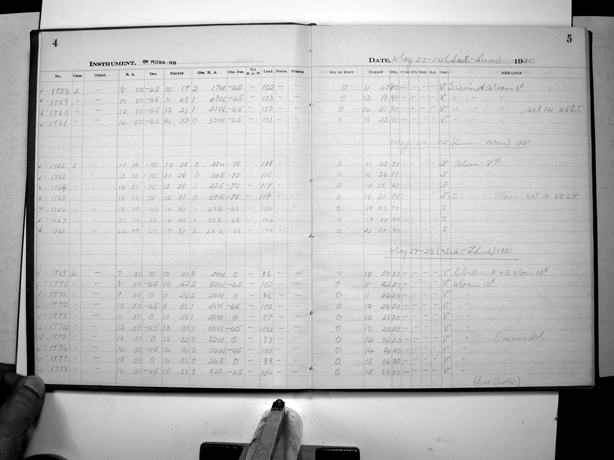 R Series Log Pages 4-5