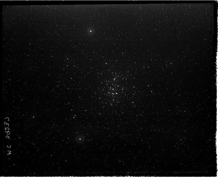 image of full plate with M44 open cluster
