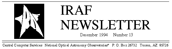 IRAF News Number 13